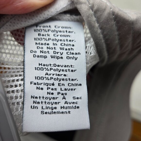 Fanatics NHL Washington Capitals Adjustable Trucker Hat Gray/Navy Mesh Back Snap - Picture 6 of 9